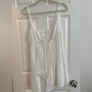 Xhilaration white bikini coverup sz XL